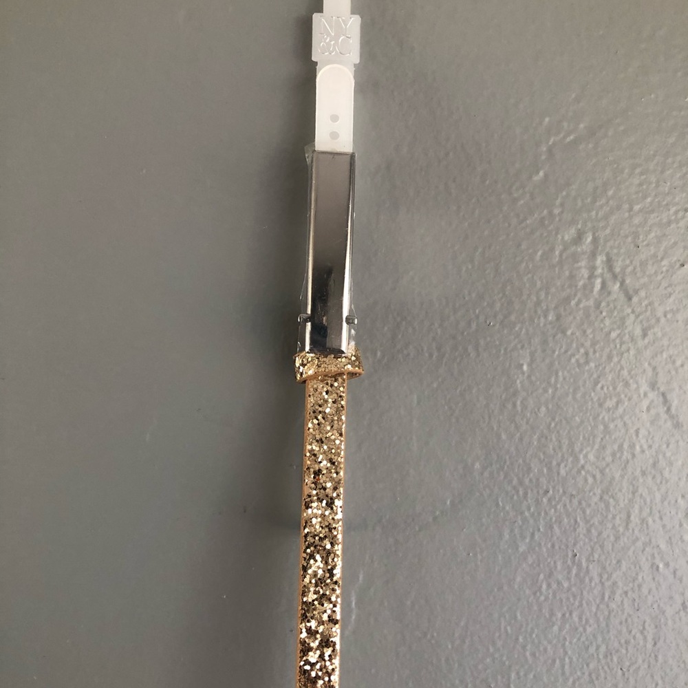 Ny &C gold sequin belt
